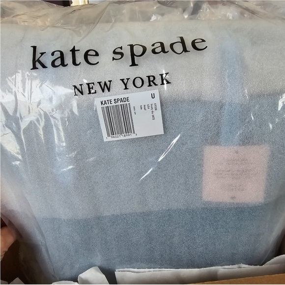 🎉4x HP🎊🆕NWT Kate Spade ♠️ Frost Sky Tinsel Tote - Picture 7 of 8